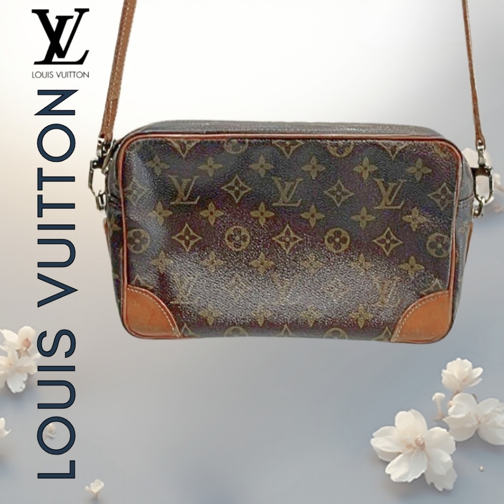 Louis Vuitton Set Trocadero 27 Crossbody + Zip Around Wallet + Necessities Case - Picture 4 of 12